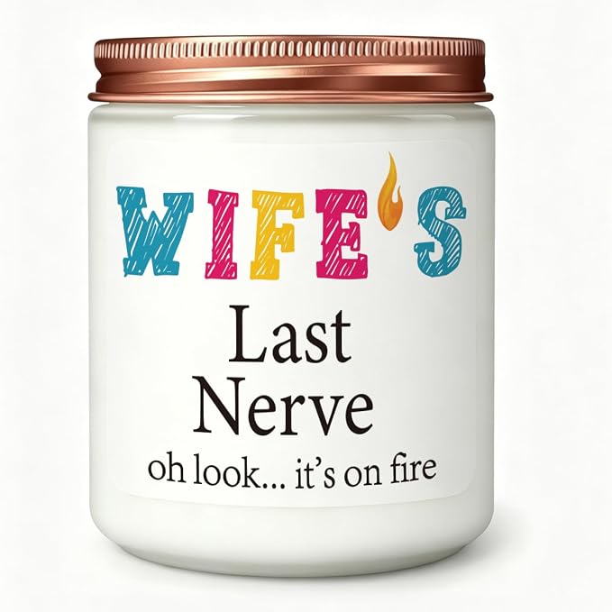 Romantic Gifts for Wife from Husband Novelty Lavender Scented Soy Candle Gift Mothers Day Christmas Anniversary Valentines Wedding Birthday Gift for Wife