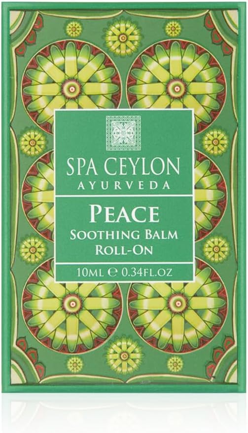 SPA CEYLON Peace Soothing Balm Roll On | Instant Cooling Relief | Silicone-Free & Paraben-Free for | All Skin Types