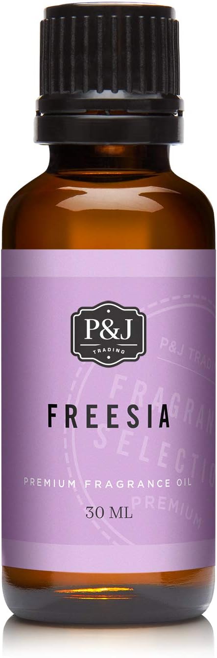 P&J Trading - Freesia Scented Oil 30ml - Fragrance Oil for Candle Making, Soap Making, Diffuser Oil