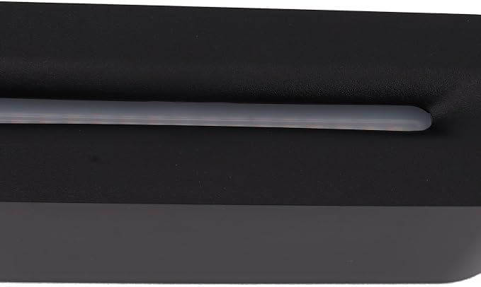 Flame Air Diffuser Humidifier, Flame Diffusers, 7 Colour Flame Essential Oil Diffusers, USB Portable Practical Simple Operation Fire Air Humidifier, for Room Bedroom Office (Black)