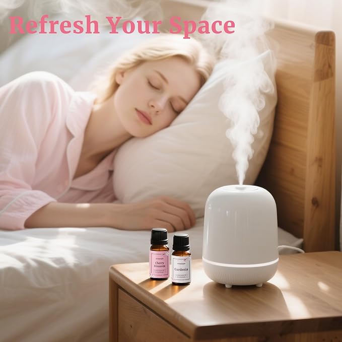 Floral Essential Oil Set, Fragrance Oils for Diffuser, Soap, Candle Making | IFRA Certified, 10ml* 6 Premium Diffuser Essential Oils