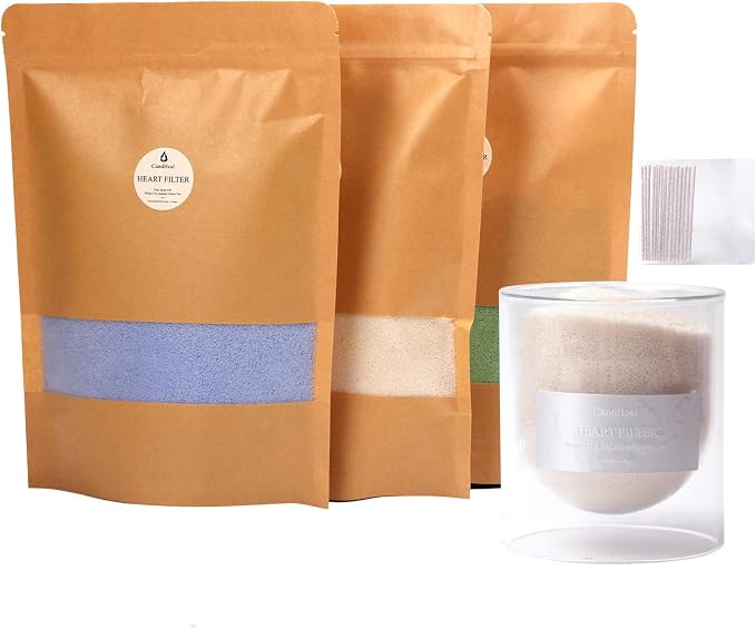 CandHeal Pearled Candle Sand with Wicks,3.3 lb Tea & Jasmine Sand Wax | Plant-based scented candle wax for DIY candle making with clean burning and lasting fragrance, ideal for home décor and gifts