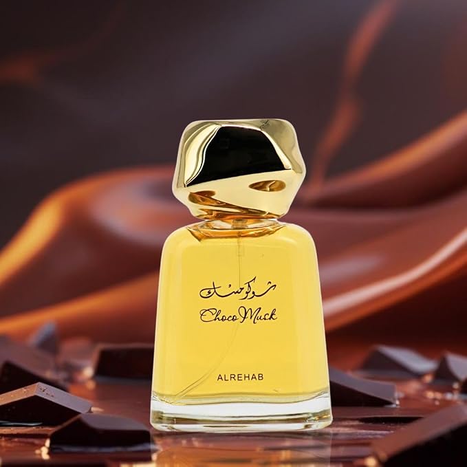Al-Rehab Choco Musk Eau de Parfum for Women & Men - 100ml (3.4 oz) | Warm Spicy Gourmand Perfume with Chocolate, Vanilla & Amber | Sweet, Musky & Addictive | Long-Lasting Arabian Cocoa Fragrance