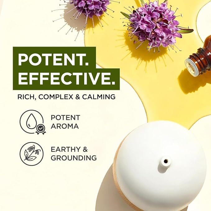 100% Pure Spikenard Essential Oil - 0.34 Fl Oz - Spikenard Oil for Hair, Skin, Diffuser, Aromatherapy & DIY Candle Making Scent