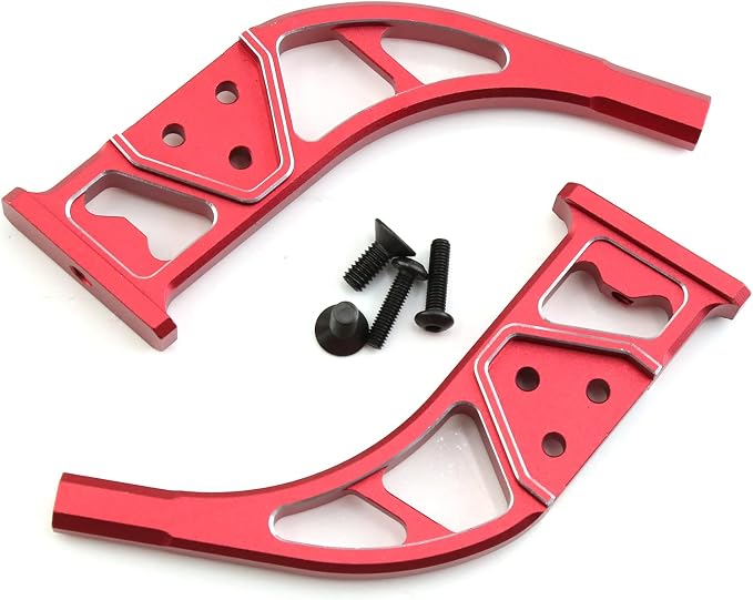 Rear Wing Mount Alum Alloy Diffuser Support for 1/7 Felony Infraction 6S BLX Limitless Roller ARA320519 Upgrade Parts (Red)