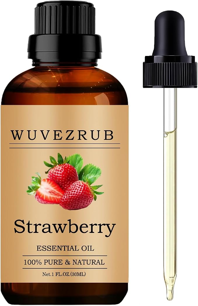 Strawberry Essential Oils, 30ML Pure and Natural Essential Oil for Aromatherapy Diffuser - Strawberry /1 Fl Oz