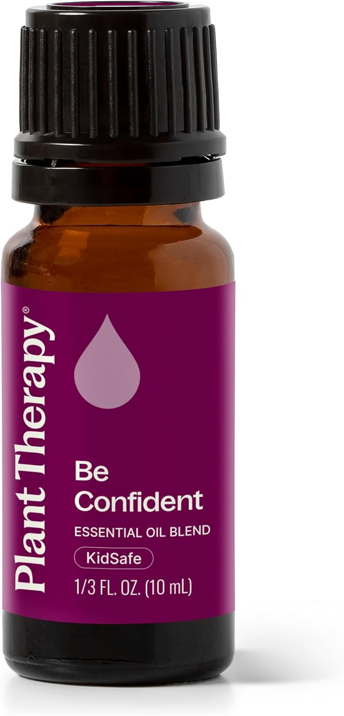 Plant Therapy Be Confident Essential Oil Blend 10 mL (1/3 oz) 100% Pure Essential Oils, Undiluted, Great for Diffusing or DIYs, Boost Confidence