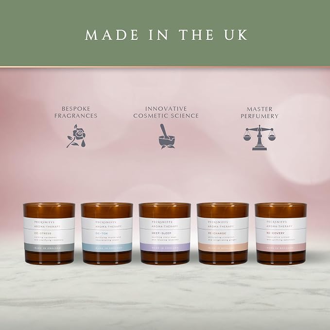 Pecksniff's Amber Re-Covery Aroma Therapy Candle | 1 Wick, 184g/6.49oz