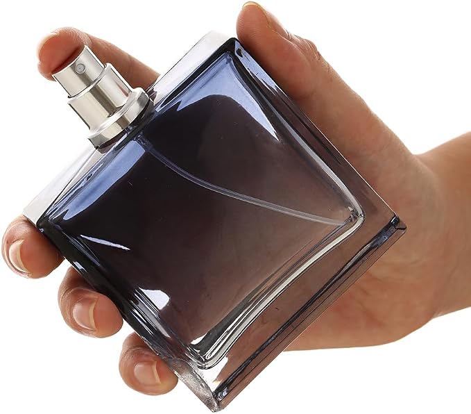 Refillable Cosmetic Spray Perfume Bottle, Empty Glass Fine Mist Atomizer Essential Oil Container for Travel 100ml /3.4oz (100ml)