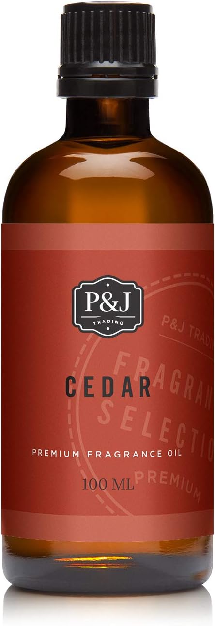 P&J Trading Fragrance Oil | Cedar Oil 100ml - Candle Scents for Candle Making, Freshie Scents, Soap Making Supplies, Diffuser Oil Scents