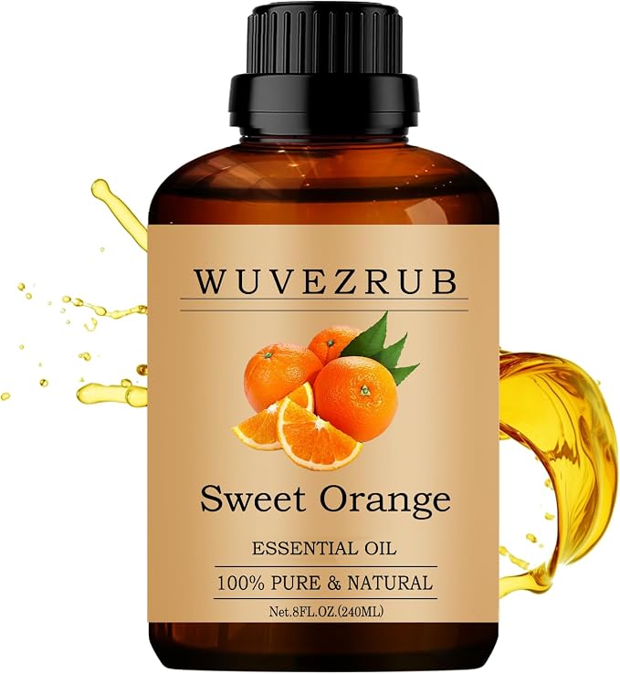 Sweet-Orange Essential Oil - 240ML, 100% Pure & Natural for Aromatherapy Diffuser - 8 Fl Oz