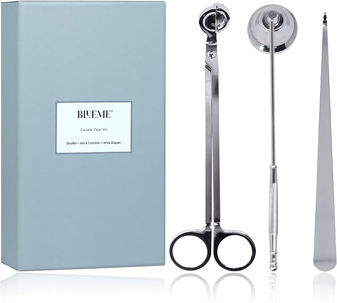 Blueme Candle Care Kit: 3-Piece Tool Set
