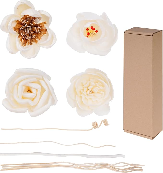 14Pcs Reed Diffuser Sticks Flowers, Reed Diffuser, Reed Diffuser Flower for Home Bedroom Decor