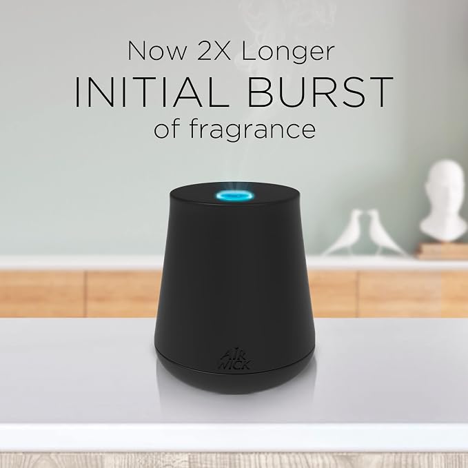 Air Wick Essential Mist Starter Kit (Diffuser + Refill), Lush Honeysuckle & Raspberry, Essential Oils Diffuser, Air Freshener