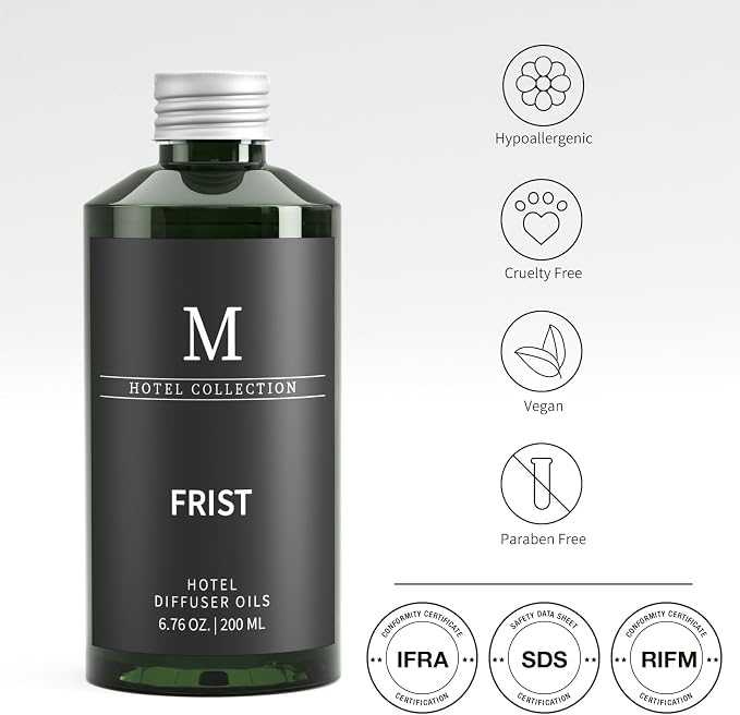 Hotel Collection Diffuser Oil- 6.76 Fl Oz/200ML-Frist,Luxury Essential Oils for Diffuser Refill & Machines,Bigger Bottle, Bolder Aroma, Longer Lasting