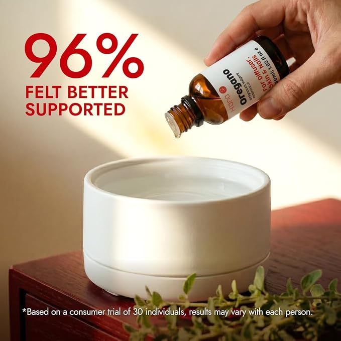 H'ana Oregano Oil - 1.02 Fl Oz Oregano Essential Oil for Hair, Skin, Diffuser, Aromatherapy & DIY