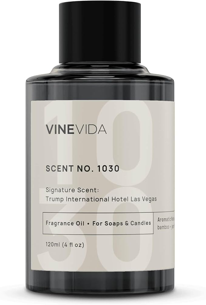 VINEVIDA Scent NO. 1030 Fragrance Oil - 120mL (4oz) - Inspired by: Trump International Hotel Las Vegas Fragrance Oil for Candle Making - Made in USA Candle Scents Scents for Soap Making