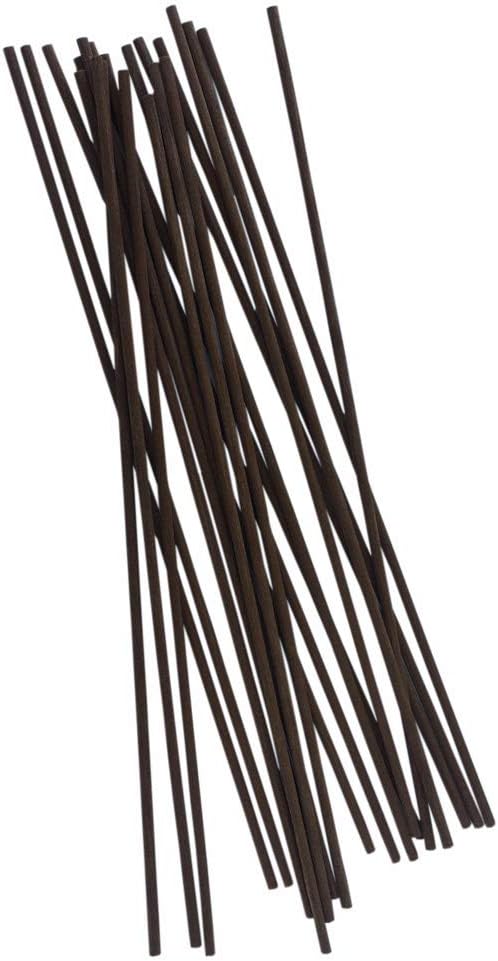 12inch(30cm) Brown Fiber Stick Replacement Fragrance Reed Diffuser Sticks Set of 50