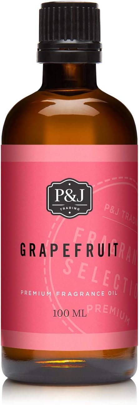 P&J Trading Fragrance Oil | Grapefruit Oil 100ml - Candle Scents for Candle Making, Freshie Scents, Soap Making Supplies, Diffuser Oil Scents