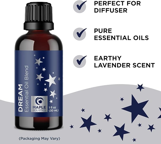 Aromatherapy Essential Oils Blends Set - Dream and Breathe Essential Oil Set for Diffuser with Sleep and Relaxing Essential Oils for Diffusers Aromatherapy - Premium Essential Oils Set for Diffusers
