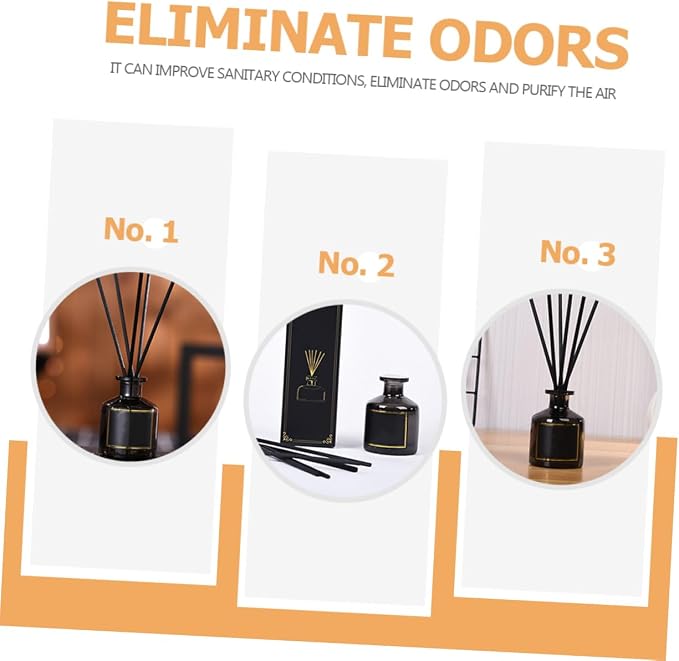 Alipis Rattan Aroma Diffuser Sticks Natural Fireless Essential Oil Fragrance for Home Decor Long-Lasting Scent Any Occasion