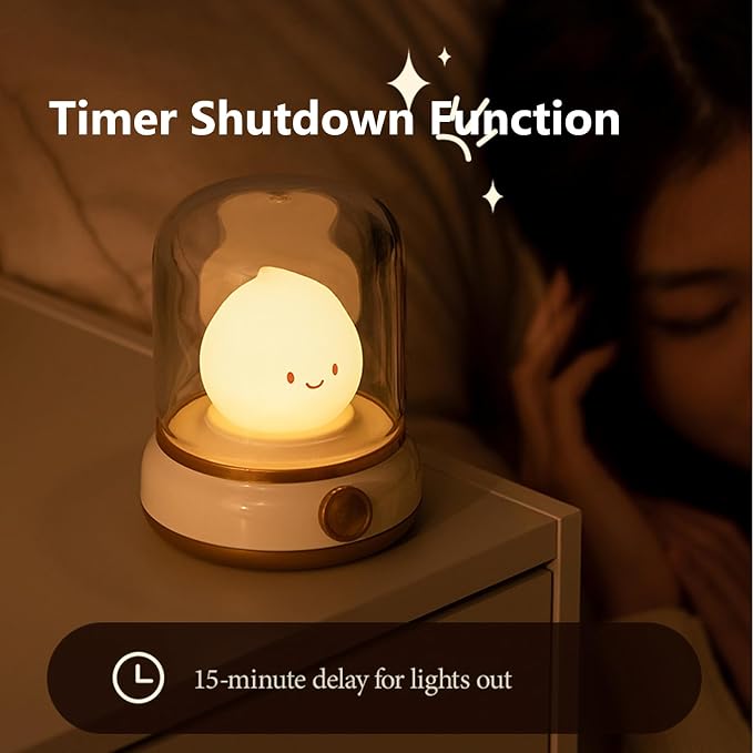 Flameless Kerosene-Style Night Light – Dimmable USB-Rechargeable LED Candle Light with Flicker & Steady Modes, Silicone Flame, Cozy Bedroom, Kids, Travel Lamp (Green)