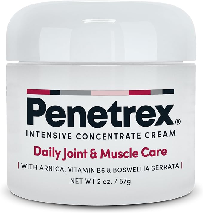 Penetrex Daily Joint & Muscle Care Cream – Soothing Botanical Formula with Arnica, Vitamin B6 & MSM – Lightweight Fast-Absorbing Cream for Everyday Movement - Non-Greasy - Light Scent- 2 oz