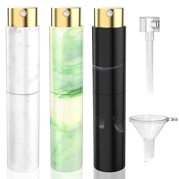 Vitog Travel Refillable Perfume Spray Bottle Atomizer Perfume Spray Mini Travel Bottle Pocket Empty Cologne Dispenser For Women Men