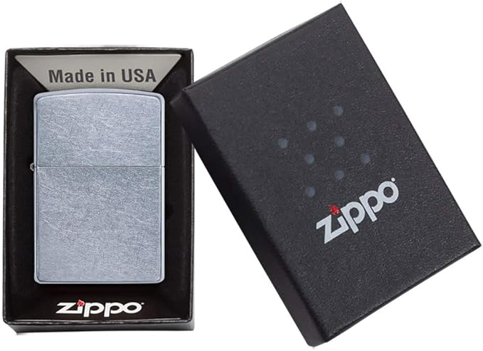 Zippo Classic Street Chrome Pocket Lighter