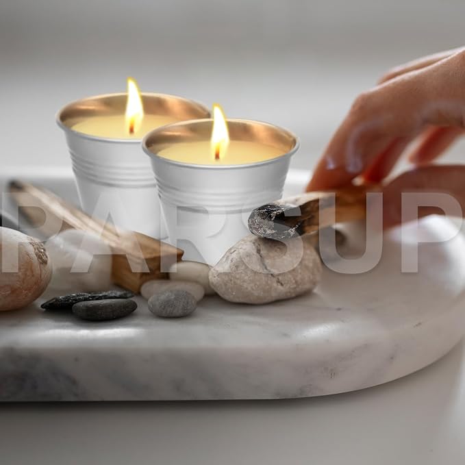 24PCS Citronella Candles - Garden Citronella Scented Candles Outdoors, 240-360 Hours Burning, Natural Soy Wax, Portable Jar Candle Gift Sets for Home Patio Yard Indoors, Balcony, Camping