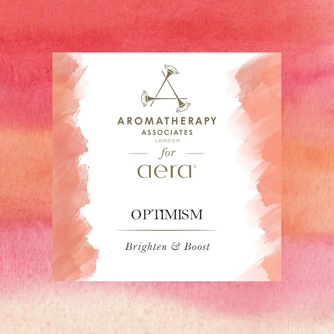 Aera Mini Optimism Aromatherapy Essential Oil Home Fragrance Scent Refill - Notes of Bergamot, Damask Rose and Basil - Works with the Aera Mini Diffuser, Mini Scent Capsule Size