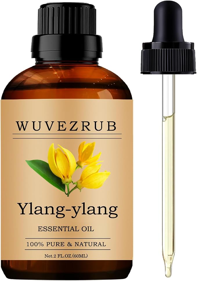 Ylang-Ylang Essential Oils, 60ML Pure and Natural Essential Oil for Aromatherapy Diffuser - Ylang-Ylang /2 Fl Oz