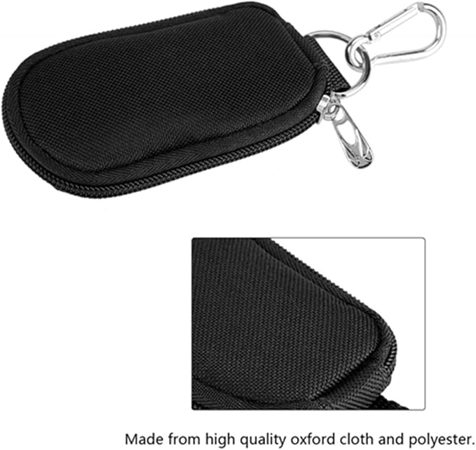 10 Bottles Essential Oil Travel Case, Fits 2ml Roller Bottles, Essential Oils Organizer Bag, Portable Mini Essentials Oil Key Chain Carrying Case (Excluding Bottle)