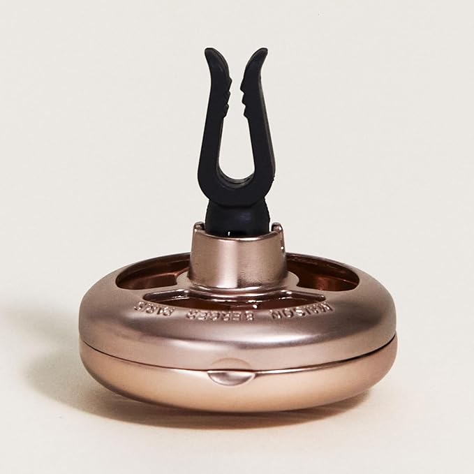 MAISON BERGER Car Diffuser, Pink Copper, No Refill Included | Holder Only, Refill Sold Separately, Passive Diffusion, Made in France
