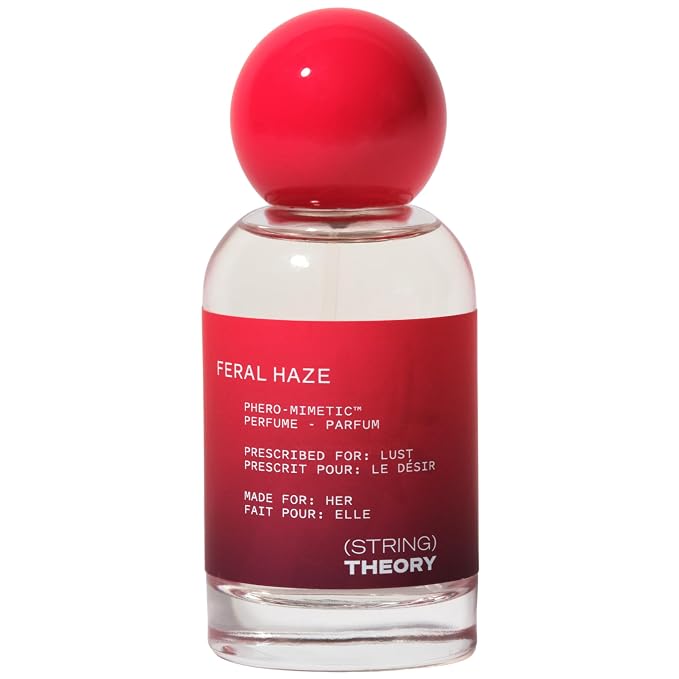 STRING THEORY Pheromone Perfume for Women - Spicy & Sweet Vanilla Amber Boozy Gourmand Musk - Dark Rum, Vanilla, Creamy Tonka Bean - Lasts 4-6 Hrs Long - Pheromones Phero-Mimetic Eau de Parfum Perfume