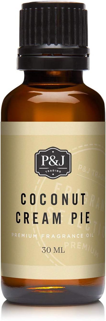 P&J Trading - Coconut Cream Pie Scented Oil 30ml - Fragrance Oil for Candle Making, Soap Making, Diffuser Oil