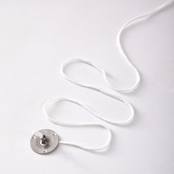 EricX Light #24PLY/FT Braided Wick: 200 Foot Spool.Candle Wicks for Candle Making,Candle DIY