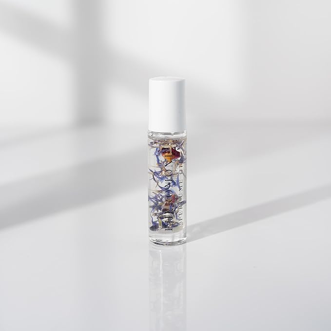 CRYSTAL + IRIE Crystal Infused Perfume Oil Roll-On – Long Lasting Fragrance Oil with Crystals & Botanicals – Alcohol Free Travel Size Perfume for Women – 10ml (Pheromone)