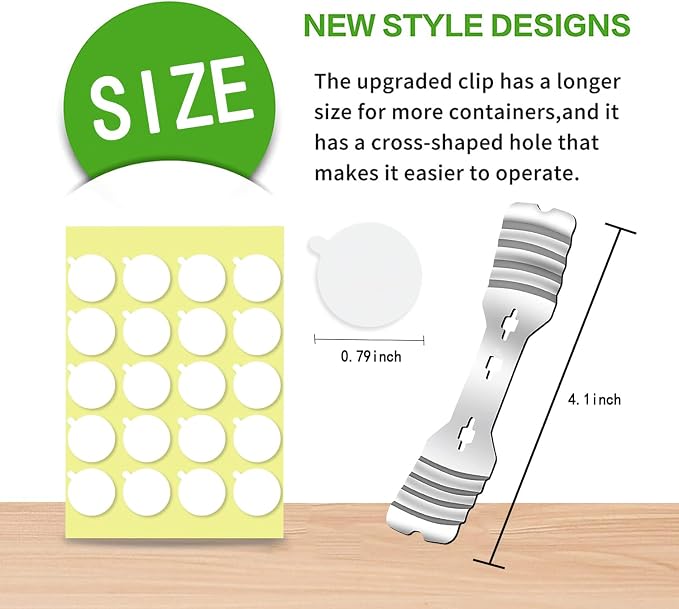 36pcs Metal Candle Wick Holders, 40pcs Candle Wick Stickers Upgraded Candle Wick Centering Devices, Silver Stainless Steel Candle Wick Holder for Candle Making