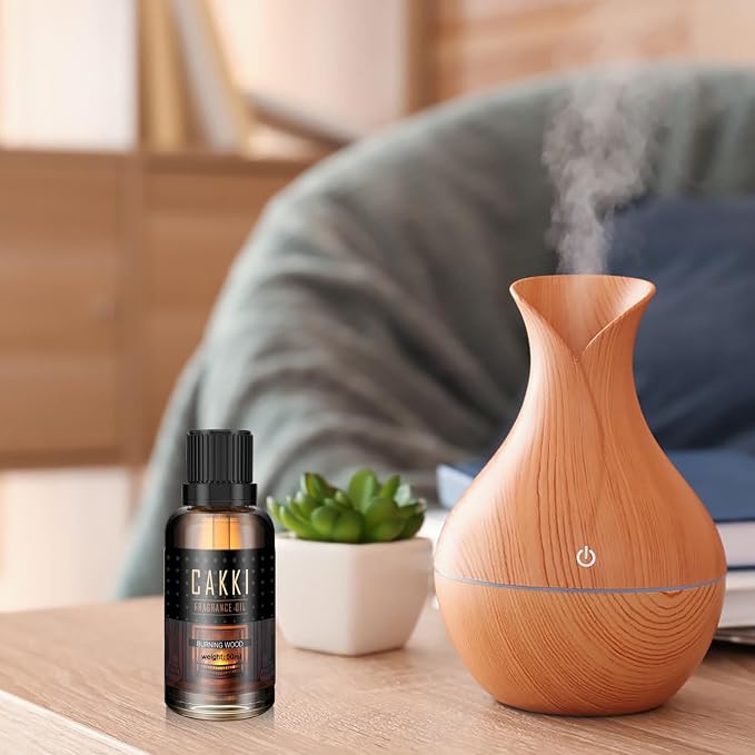 Essential Oils for Diffusers for Home, Scent-Burning Wood, Single Large Size 50ml, Cakki Fragrance Oils, for Candle Making, for Soap Making, Diffuser Oil Scents