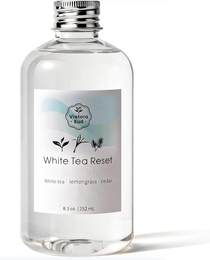 White Tea Diffuser Oil Refill(8.5 Fl Oz),Luxury Hotel Collection Diffuser Oil Inspired by Westin,100% Natural for Home&Office| Essential Oil for Ultrasonic Machine, Room Spray, Air Freshener, HVAC
