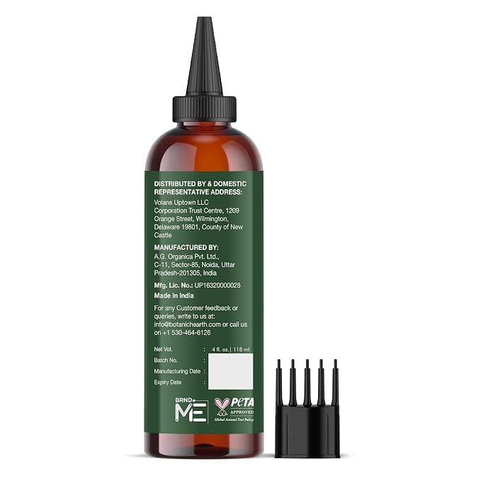Botanic Hearth 100% Pure Tea Tree Oil For Hair Growth & Hair Treatment Oils 4 Fl oz | Infused with coconut Oil | Hair Oil Repairs Dry Damaged Hair, Strengthening, Healthier | All Hair Types