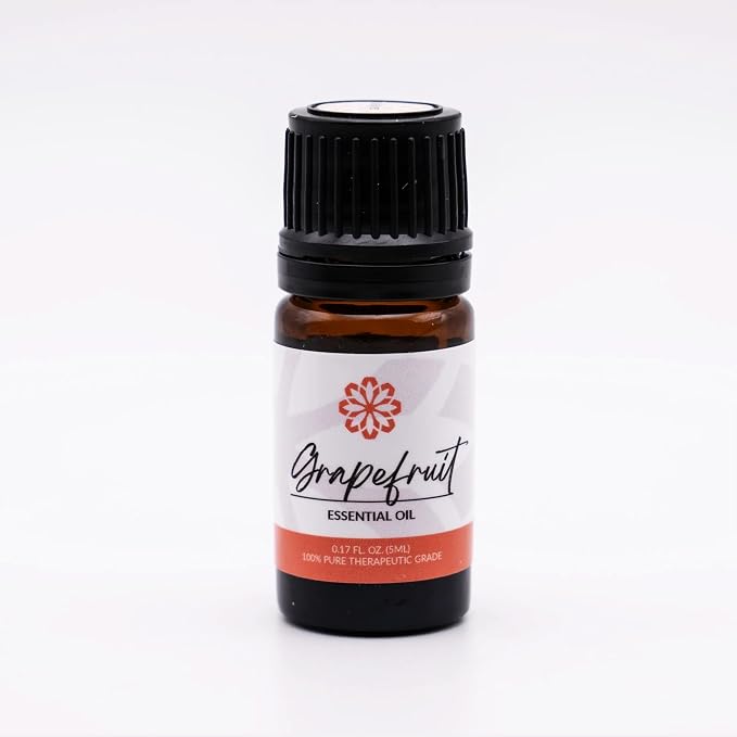 Essence Grapefruit Essential Oil, 5 ml | Aromatherapy Oil for Diffusers & Personal Use | Natural Fragrance for Relaxation, Clarity & Wellness | Made in USA | Fresh & Zesty Scent