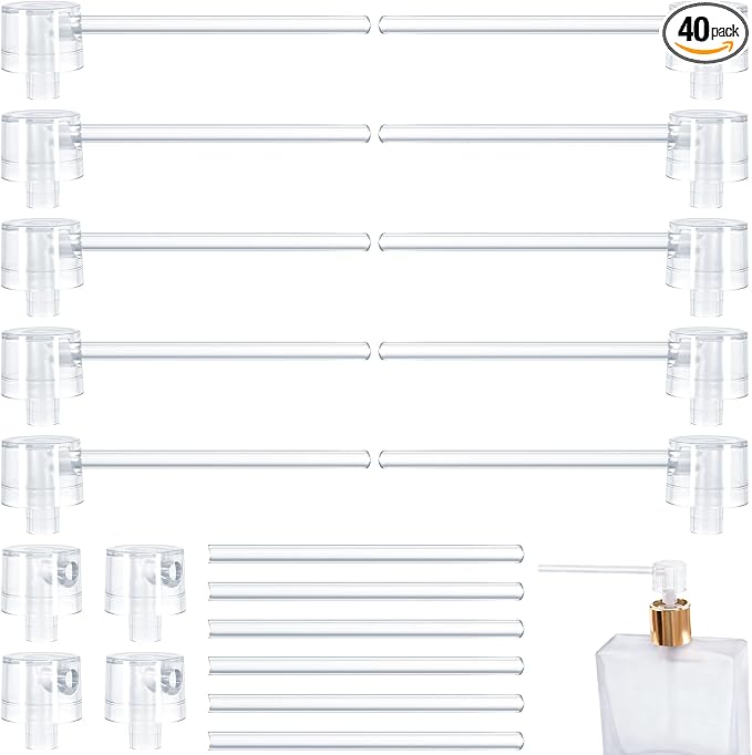 HINZIC 40PCS Perfume Dispenser Pump Travel Mini Perfume Refillable Bottle Pump Transfer Tool Refill Pump Cosmetic Dispenser for Perfume Spray Atomizer Bottle Make up
