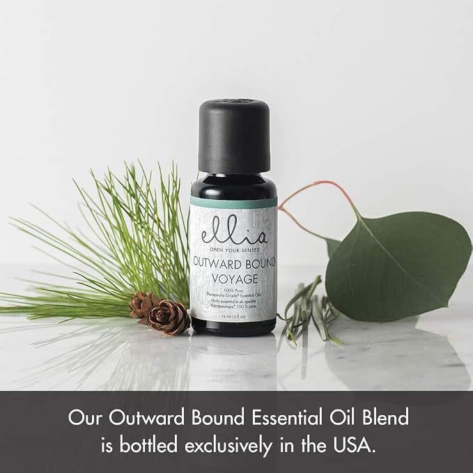 Ellia Diffuser Essential Oil |Outward Bound Blend| 15ml, 100% Pure, Therapeutic Grade