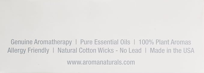 Aroma Naturals Ambiance Votive Candle, Yellow/Orange/Lemongrass, 6 Count (Pack of 3)