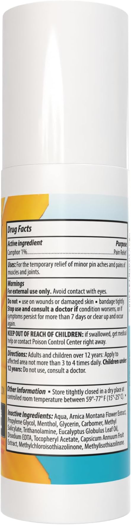 Sanar Naturals Arnica Roll On | Fast Acting Cooling Relief with Menthol Camphor & Arnica Montana | for Muscles, Joints, Back, Neck & Knees | Non Greasy Muscle Rub, 3 oz