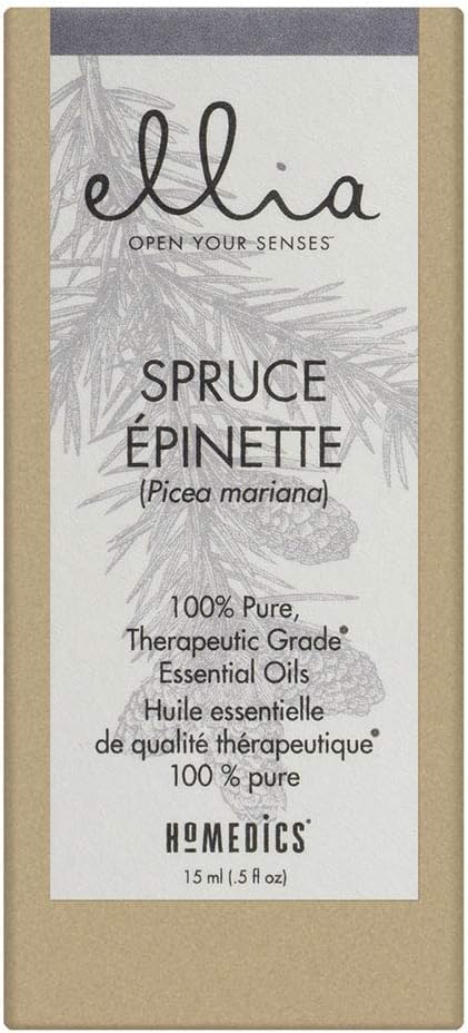 Ellia Spruce Diffuser Essential Oil | 15ml, 100% Pure, Therapeutic Grade