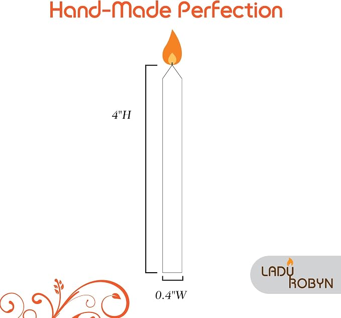 Spell Candles (Set of 12, White)