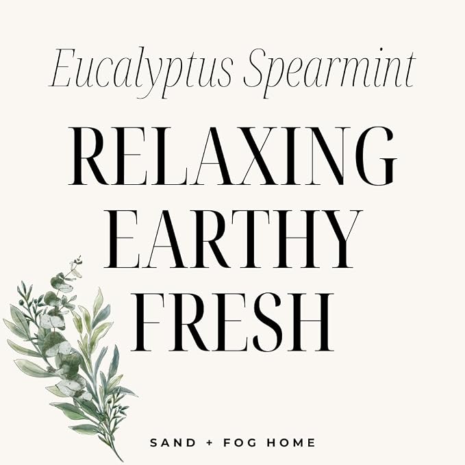 Sand + Fog Eucalyptus Spearmint Reed Diffuser | Made with Essential Oils | Fill Your Home with the Your Favorite Luxurious Fragrance